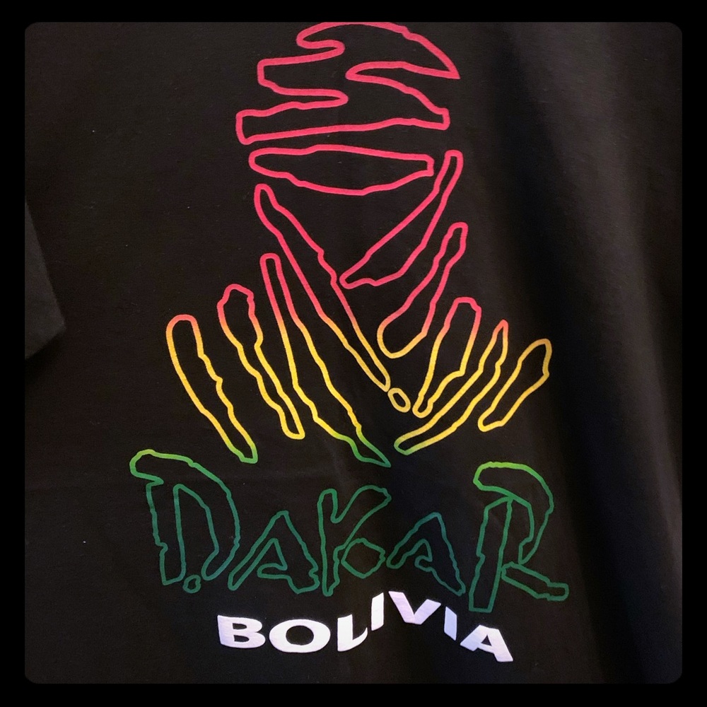 RARE! Authentic Men's Dakar Bolivia T-Shirt! 🇧🇴